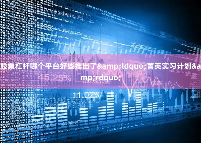 股票杠杆哪个平台好些推出了&ldquo;菁英实习计划&rdquo;